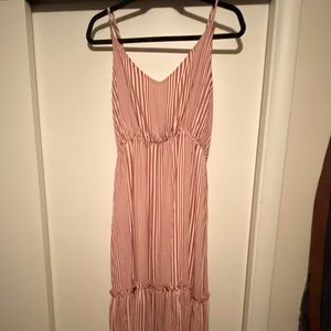 Red Striped Summer Dress